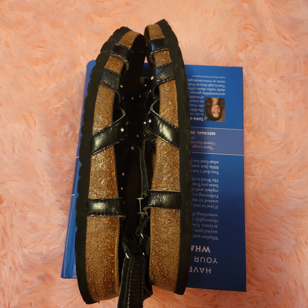 Birkenstock "Betula"Black Strappy Sandals - Picture 4 of 6